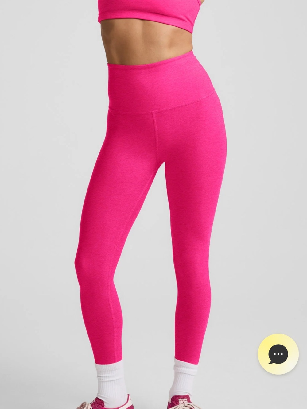 Beyond Yoga space dye XL Hot Pink high rise Leggings caught in the midi active